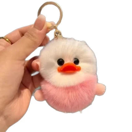Unisex Sleutelhanger Pluche Eend Met Booglift 4
