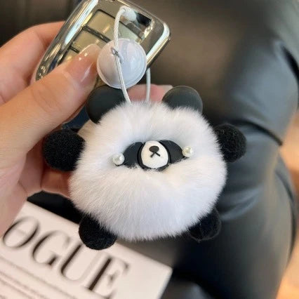 Unisex Sleutelhanger Set Met Panda Pluche Figuren 1