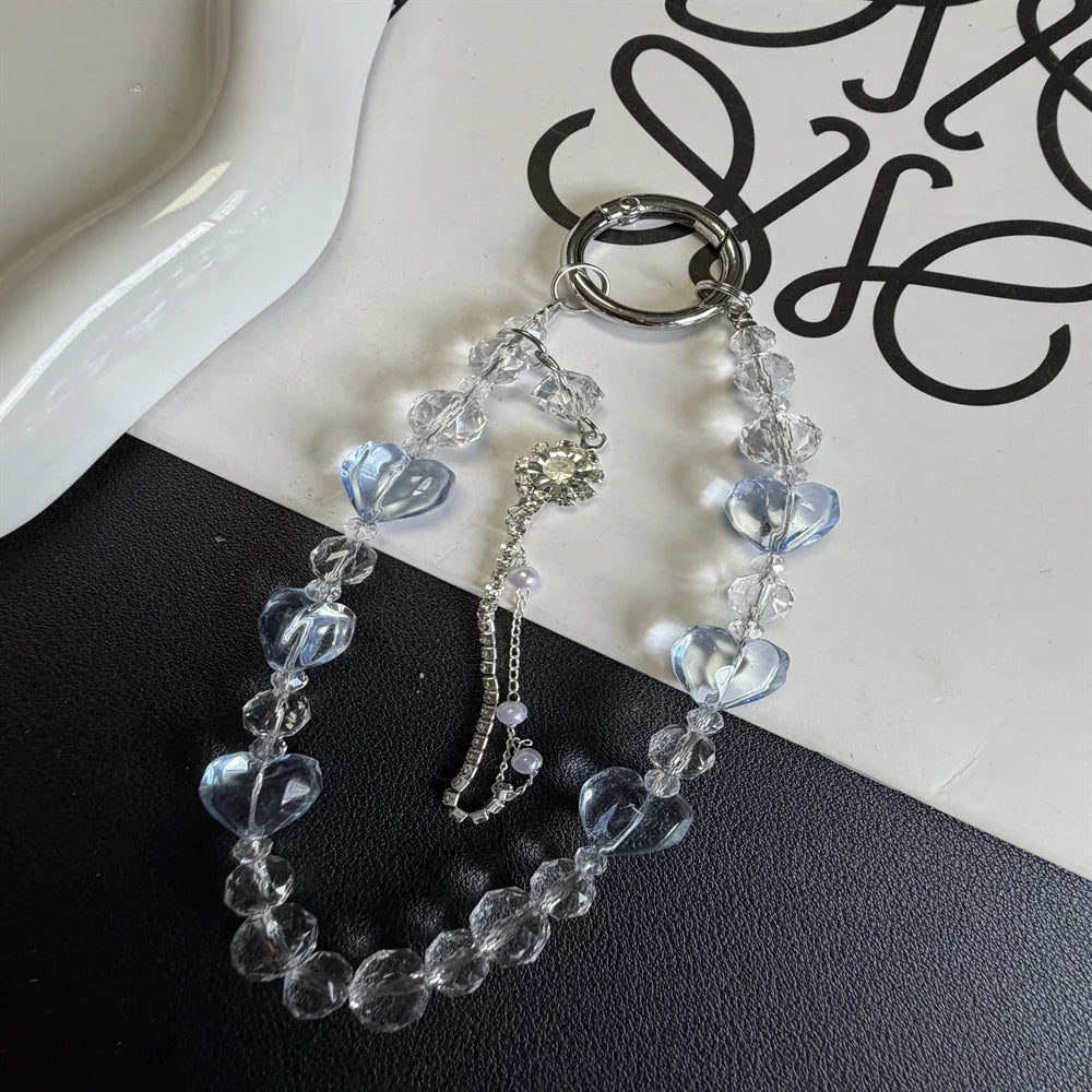 Unisex Sleutelhanger met Hartvormige Kralen 6