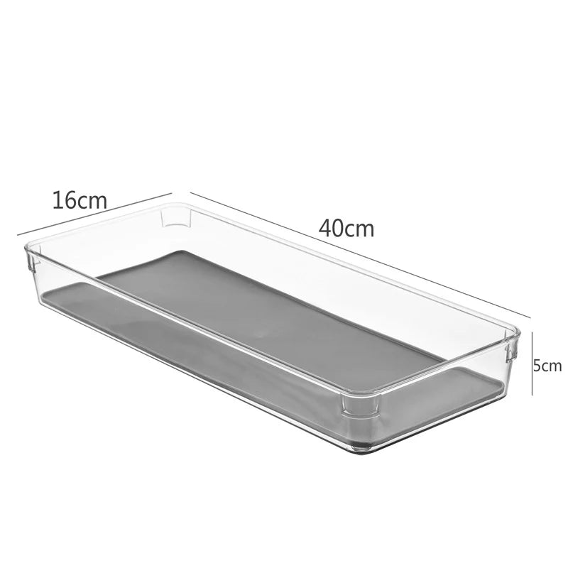 Unisex Smalle Opbergbak Acryl Transparant 5