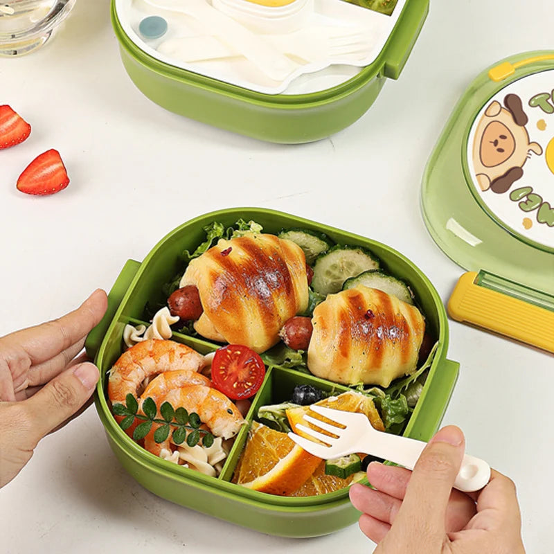 Unisex Snackdoos Met Meerdere Compartimenten Thema 4