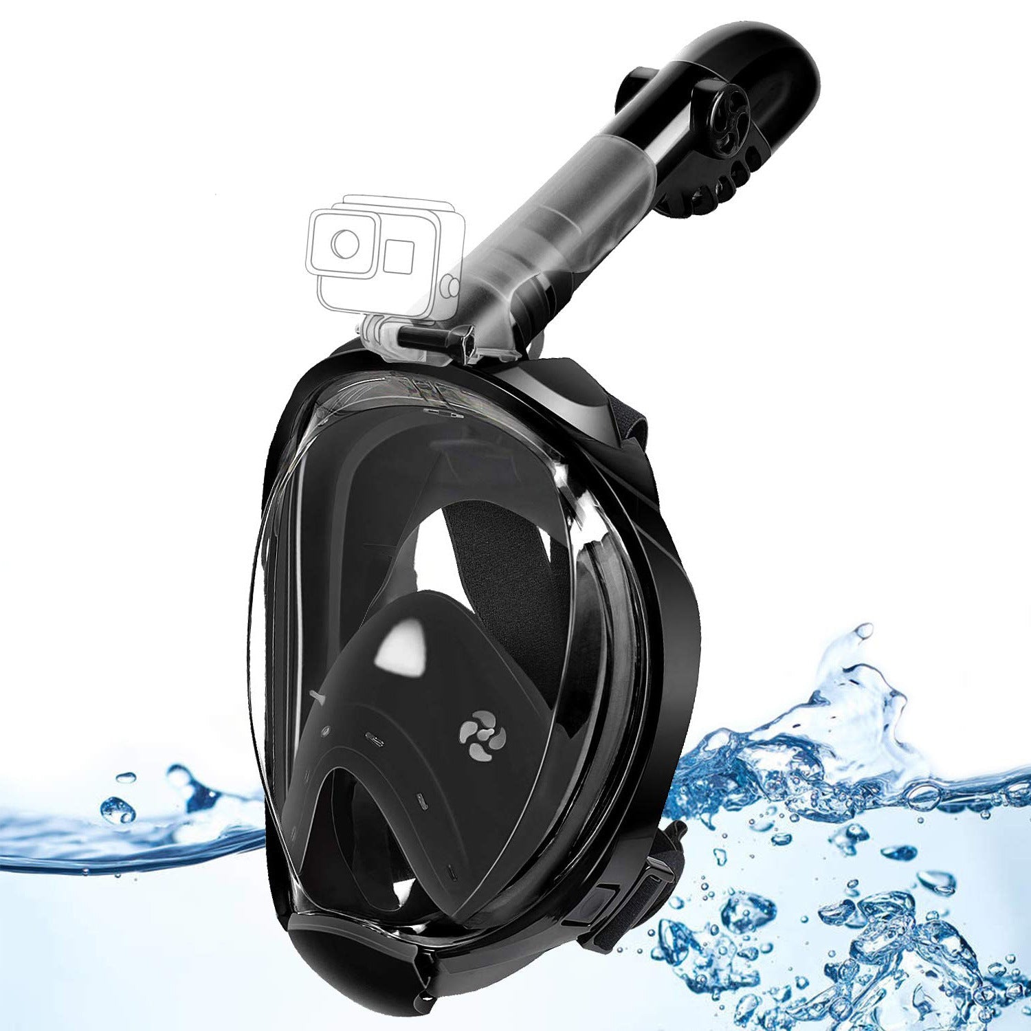 Unisex Snorkelmasker Met Innovatief Ademhalingssysteem 360 Graden Gezichtsveld 3