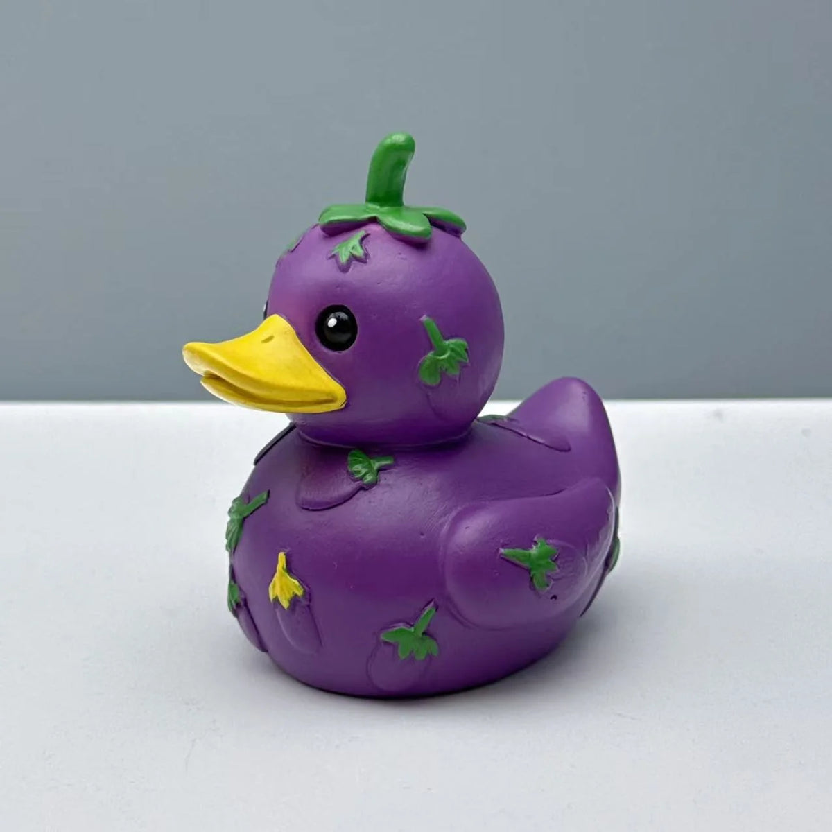 Unisex Speelgoed Rubber Eend Met Groentemotief 4