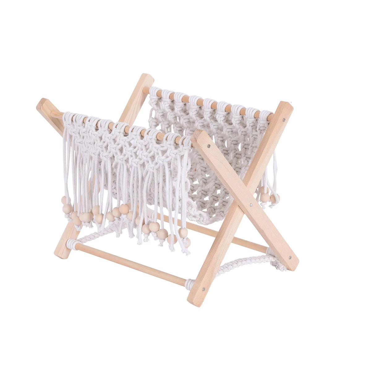 Unisex Speelgoedhangmat Macramé Stijlvol Opbergaccessoire 1