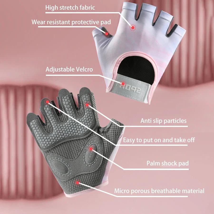Unisex Sporthandschoenen voor Training met Halve Vingers 4
