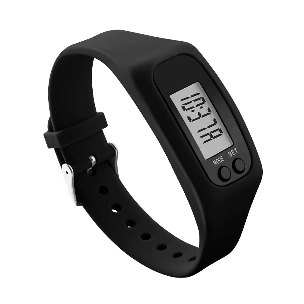 Unisex Stappenteller Polsband met LED-display 2