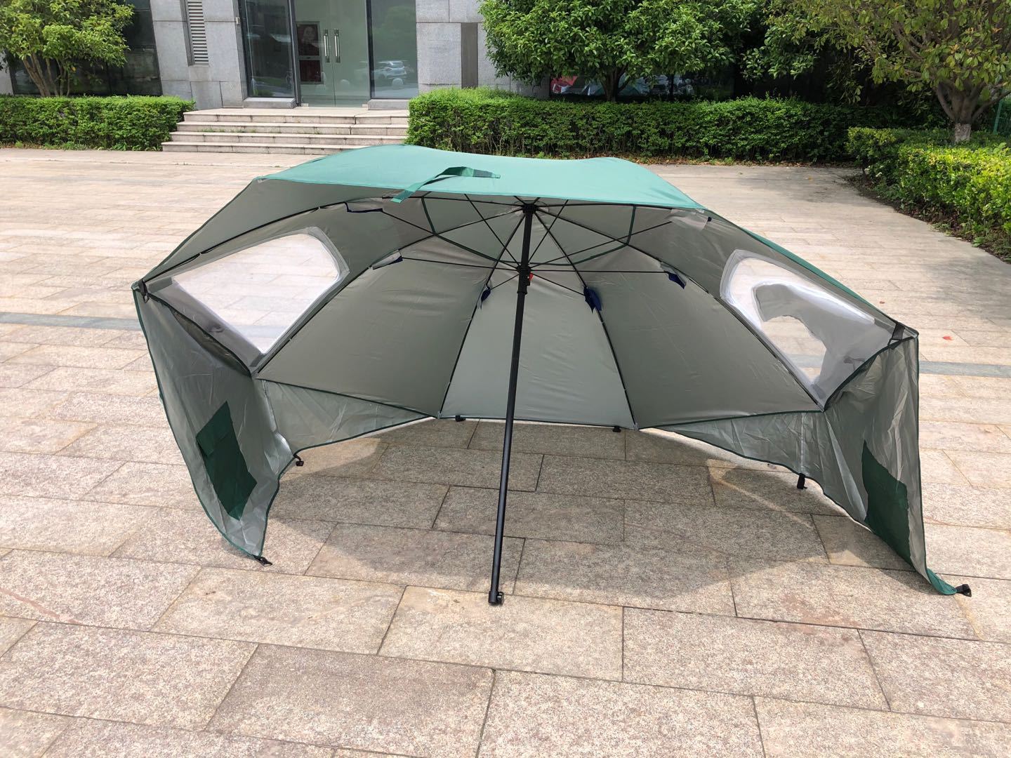 Unisex Strandparasol UV-bestendig Compact en Draagbaar 7