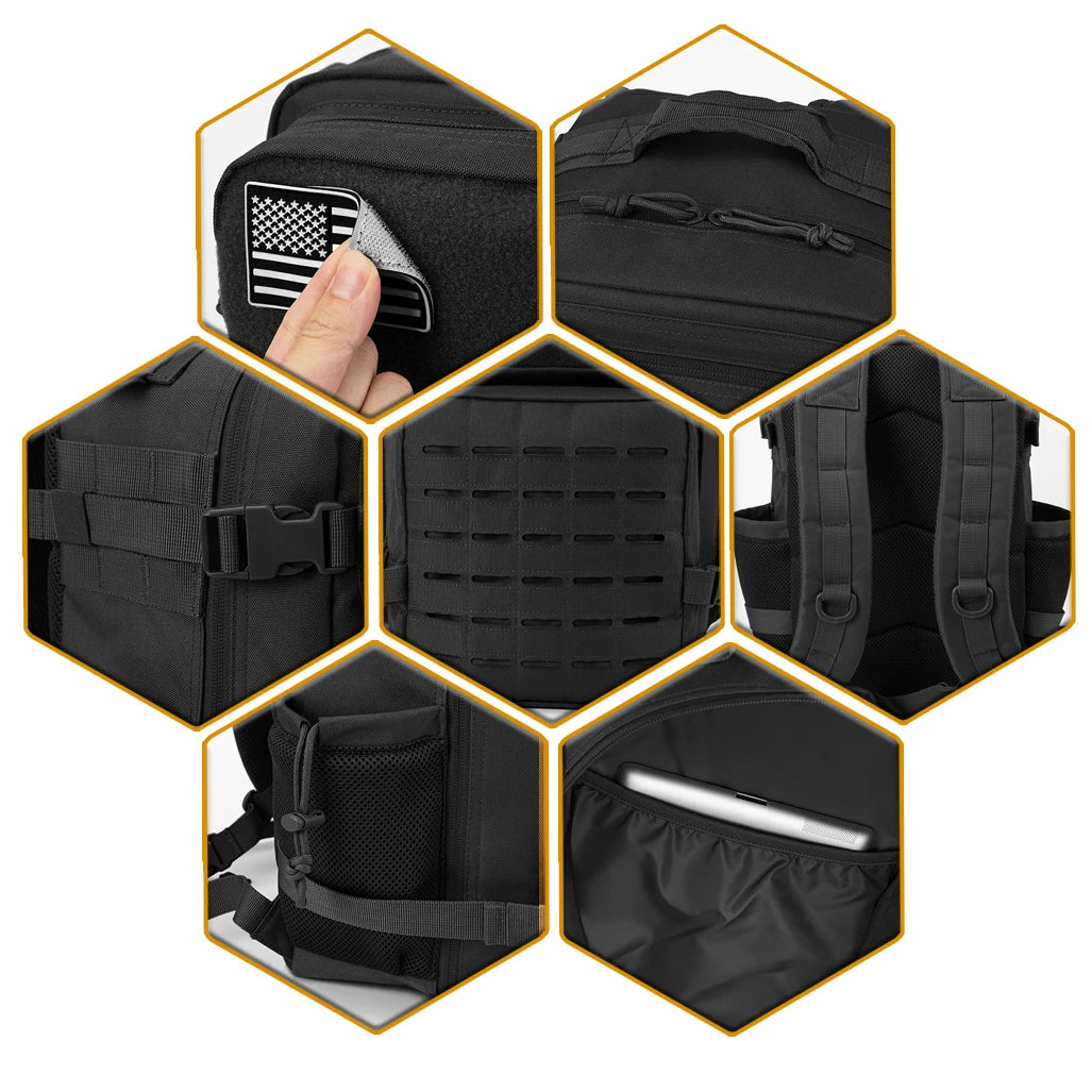 Unisex Tactische Rugzak voor Outdoor Activiteiten 4