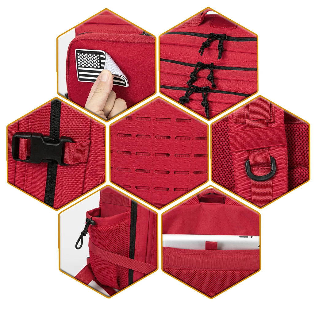 Unisex Tactische Rugzak voor Outdoor Activiteiten 5