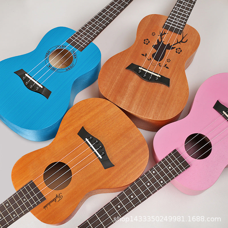 Unisex Ukelele Houten Model Compact en Draagbaar 1