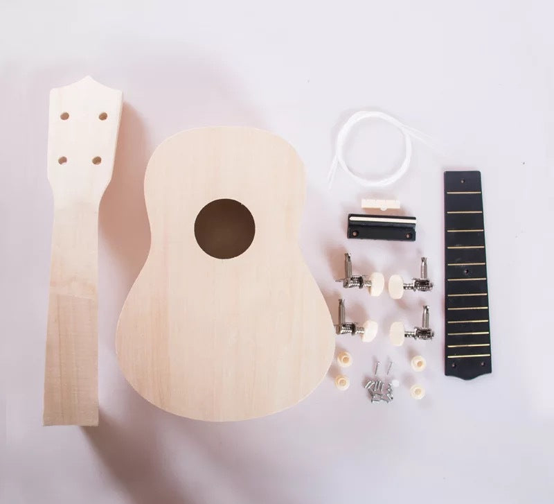 Unisex Ukulele Bouwpakket Compleet voor Creatieve Muziekliefhebbers 0