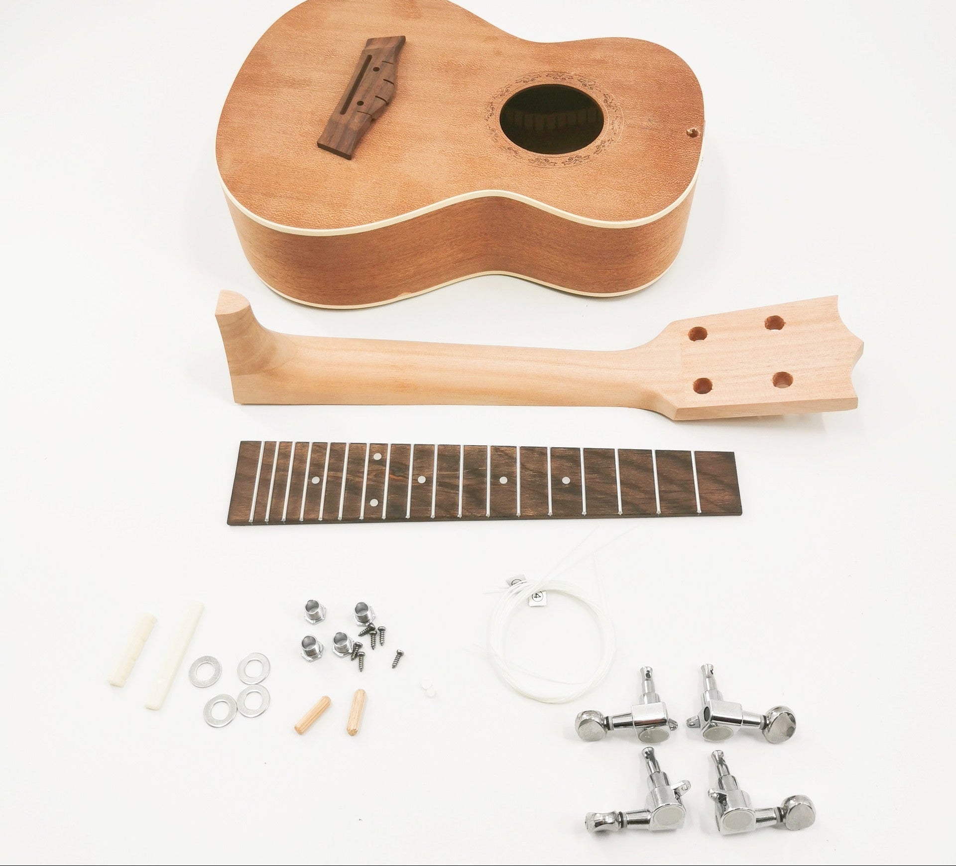 Unisex Ukulele Bouwpakket Creatief Montageset 4