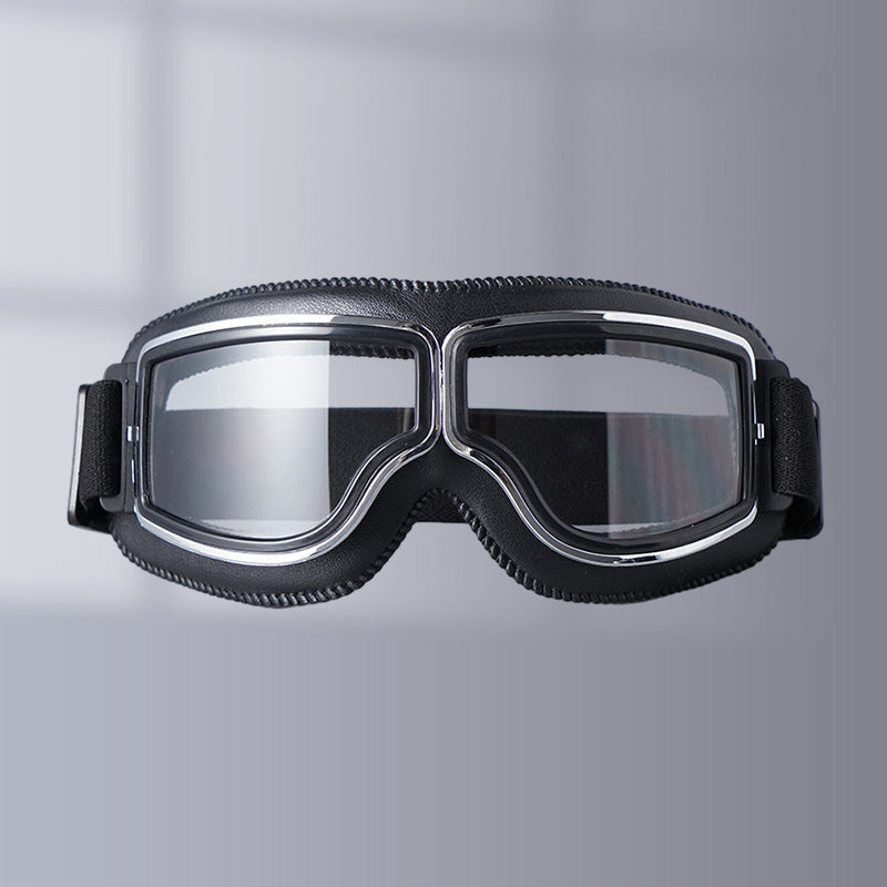 Unisex Vintage Motorbril Retro Pilotenstijl 0