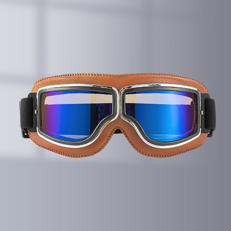 Unisex Vintage Motorbril Retro Pilotenstijl 14