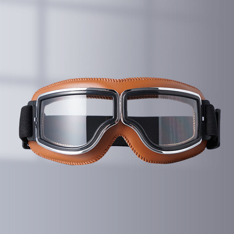 Unisex Vintage Motorbril Retro Pilotenstijl 17