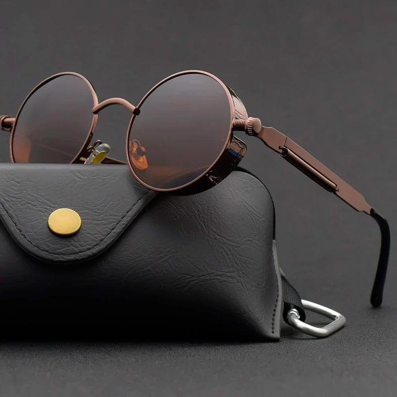 Unisex Vintage Zonnebril Retrostijl met Gepolariseerde Lenzen 0