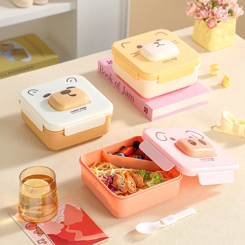 Unisex Voedselbewaarcontainer Cartoonstijl Compact en Praktisch 0