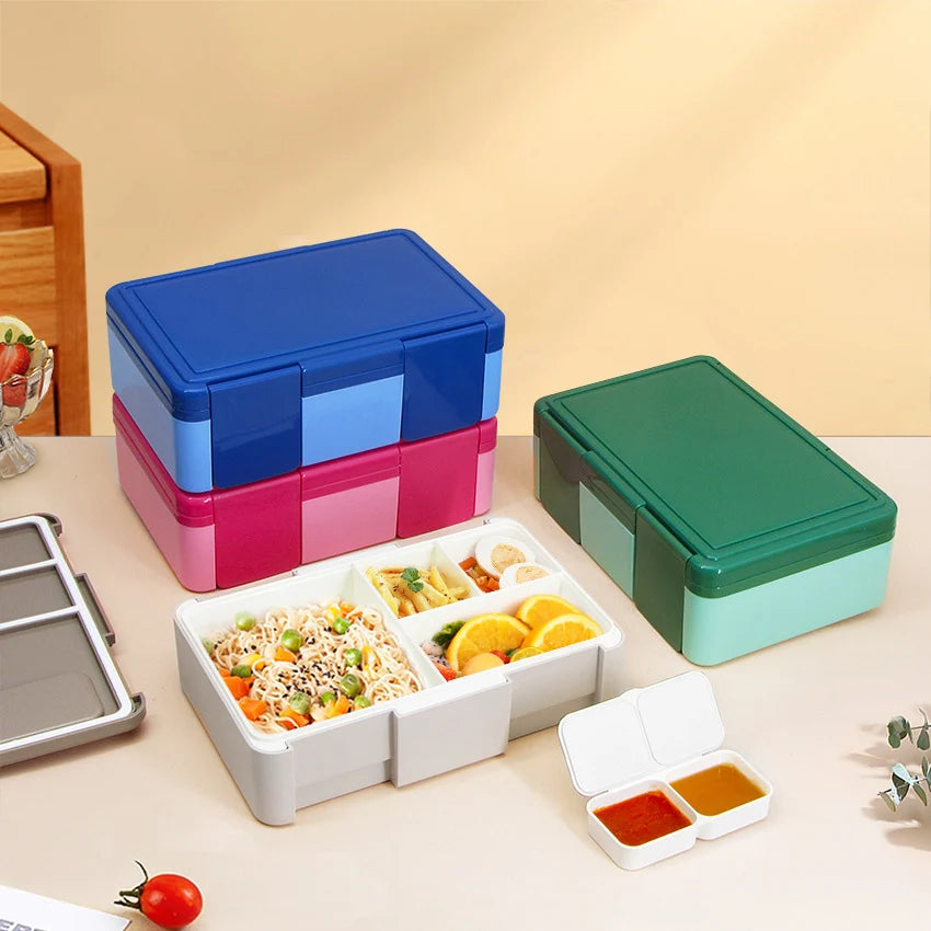 Unisex Voedselbewaarcontainer Geïsoleerd Met Meerdere Compartimenten 3