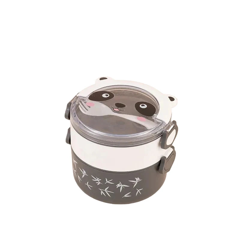 Unisex Voedselbewaarcontainer Panda Thema Compact 0
