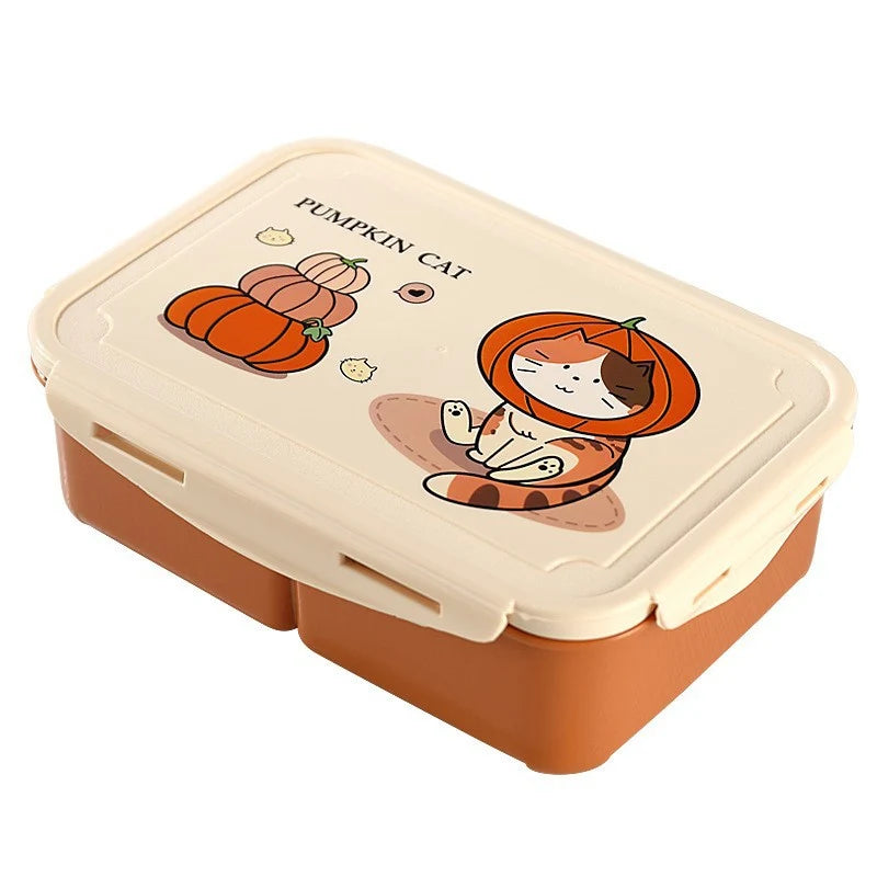 Unisex Voedselbewaarcontainer met Kattenmotief Speels Ontwerp 5