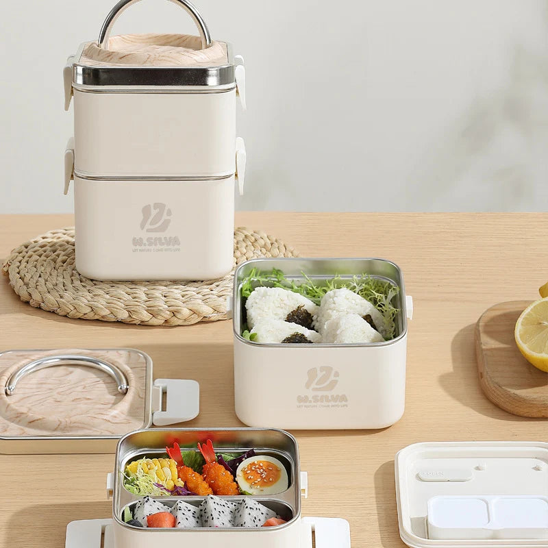 Unisex Voedselbox Met Meerdere Compartimenten Functioneel Ontwerp 1
