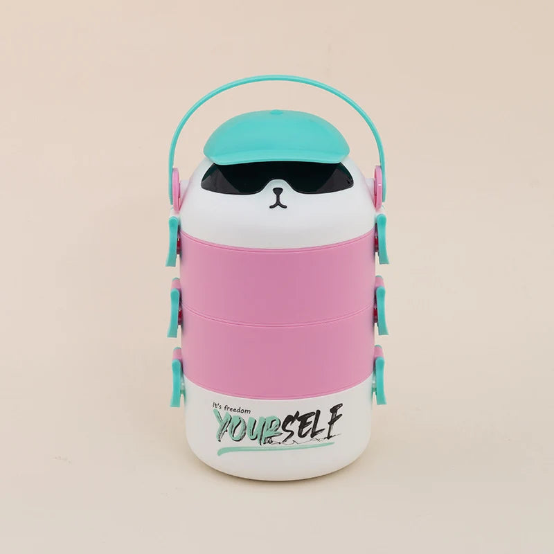 Unisex Voedseldrager Dierenthema Praktisch Ontwerp 4