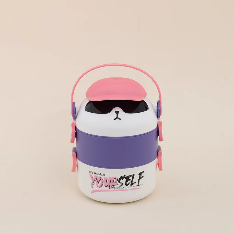 Unisex Voedseldrager Dierenthema Praktisch Ontwerp 8