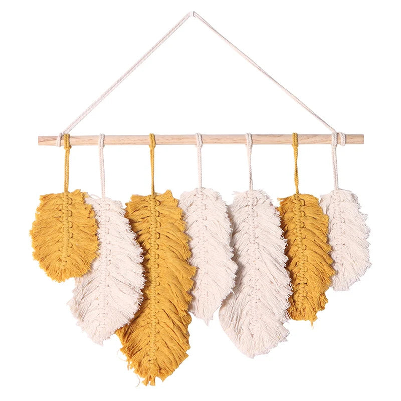Unisex Wanddecoratie Muurdecoratie Blad Design voor Woonkamer en Slaapkamer 0