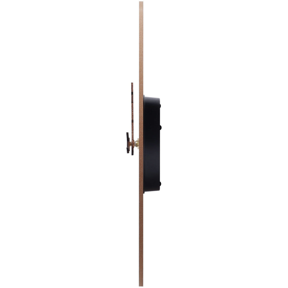 Unisex Wandklok Natuurlijk Hout Minimalistisch Design 3