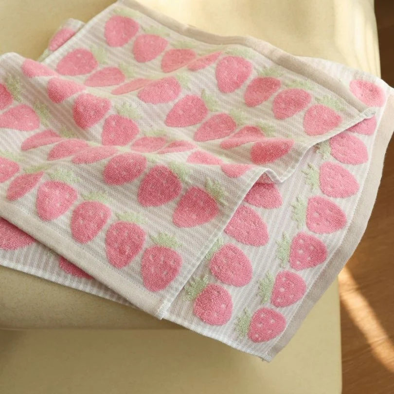 Unisex Wasdoekje Badstof Met Speels Geluksmotief 6