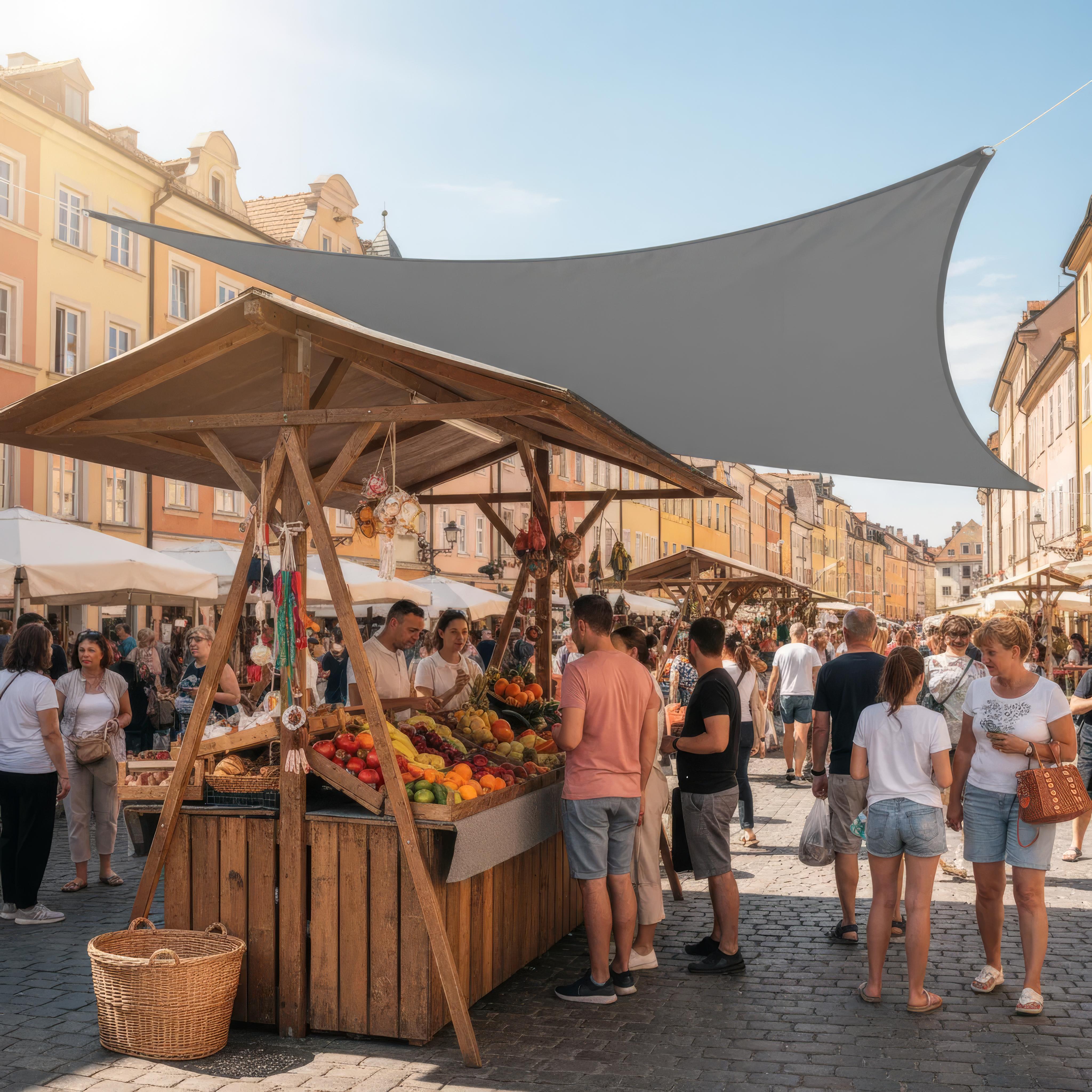 Unisex Waterdichte Rechthoekige Luifel voor Terras en Balkon 3