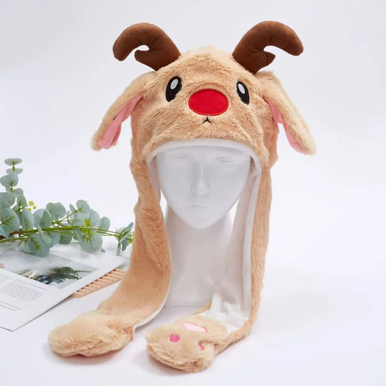 Unisex Wintermuts met Beweegbare Oren 33