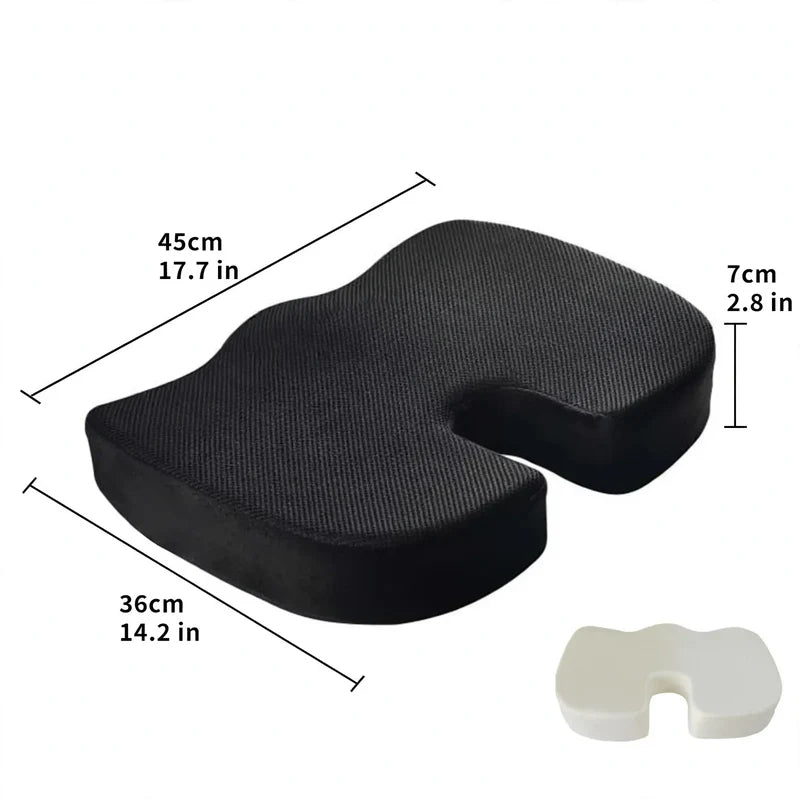 Unisex Zitkussen met Gel en Traagschuim voor Ergonomisch Zitcomfort 2