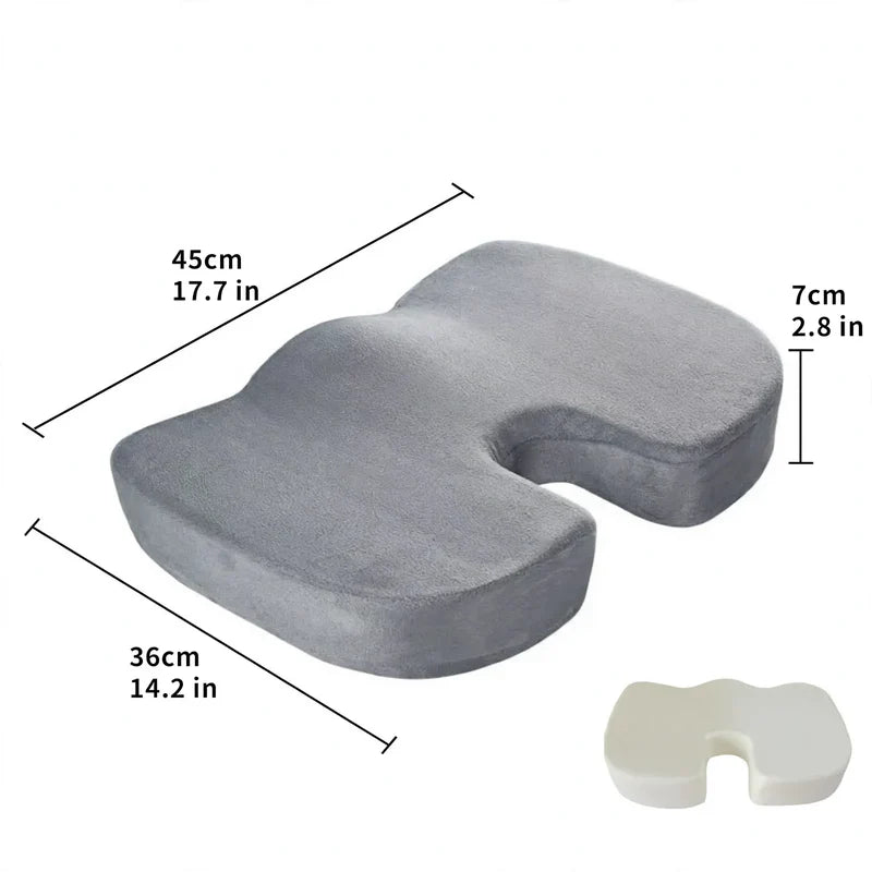 Unisex Zitkussen met Gel en Traagschuim voor Ergonomisch Zitcomfort 6
