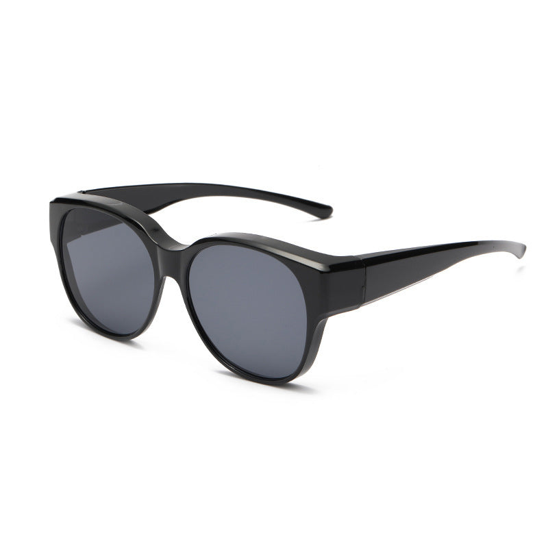 Unisex Zonnebril Cat-Eye Ontwerp voor Brildragers met Gepolariseerde Lenzen 0