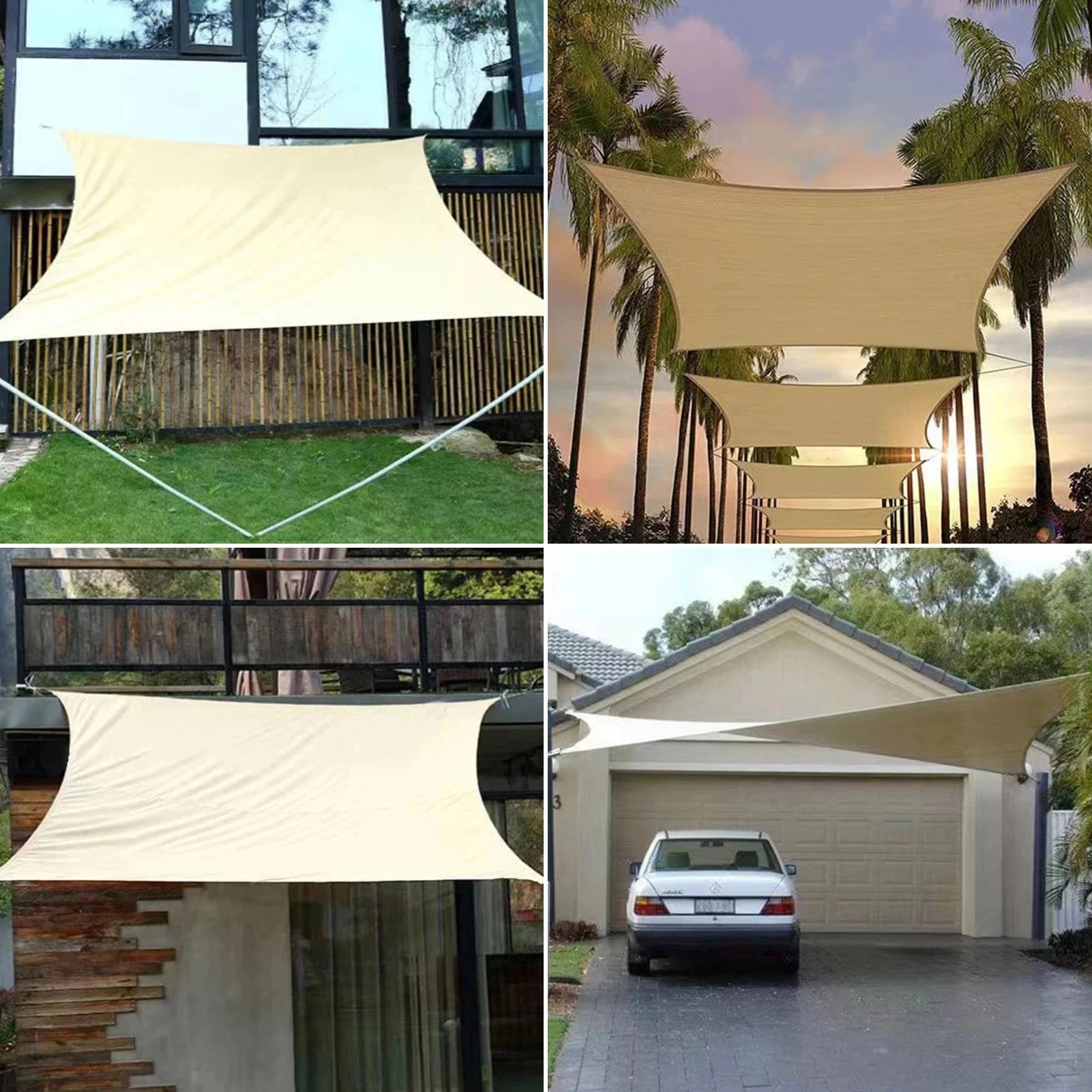 Unisex Zonneluifel Waterdicht en UV-bestendig voor Terras en Tuin 4