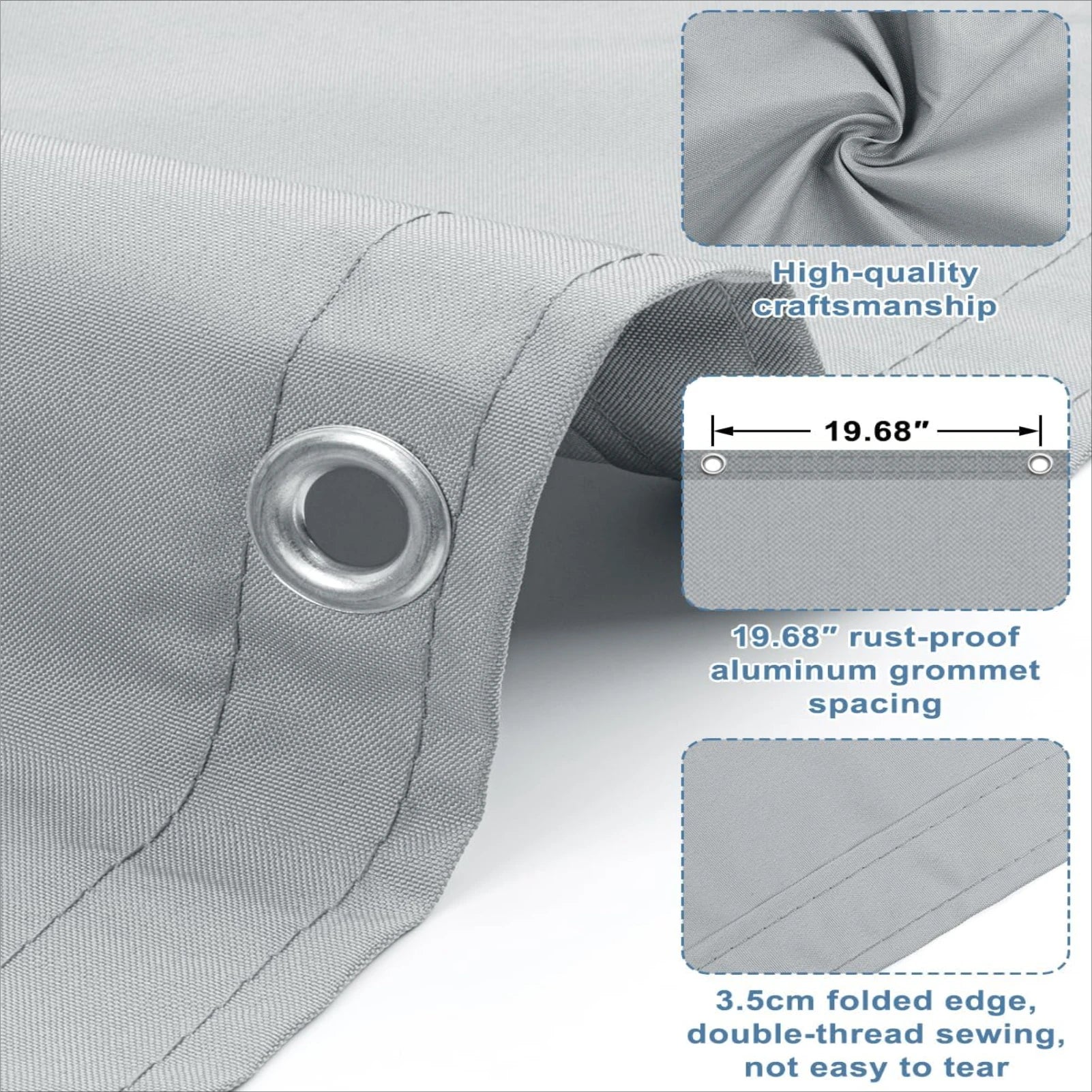 Unisex Zonwering Paneel Privacy Scherm Waterdicht Balkon Schaduwdoek 1
