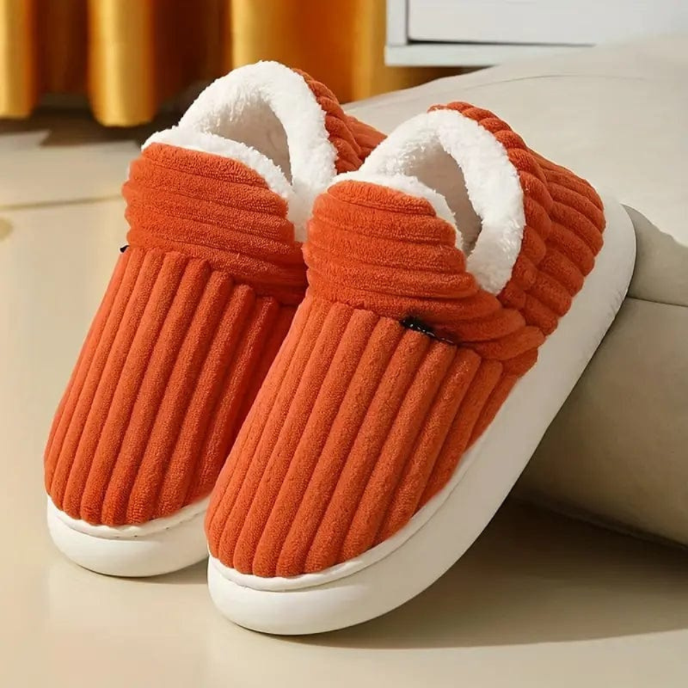 Unisex slippers, zacht pluche, antislip en ergonomisch ontwerp. 9