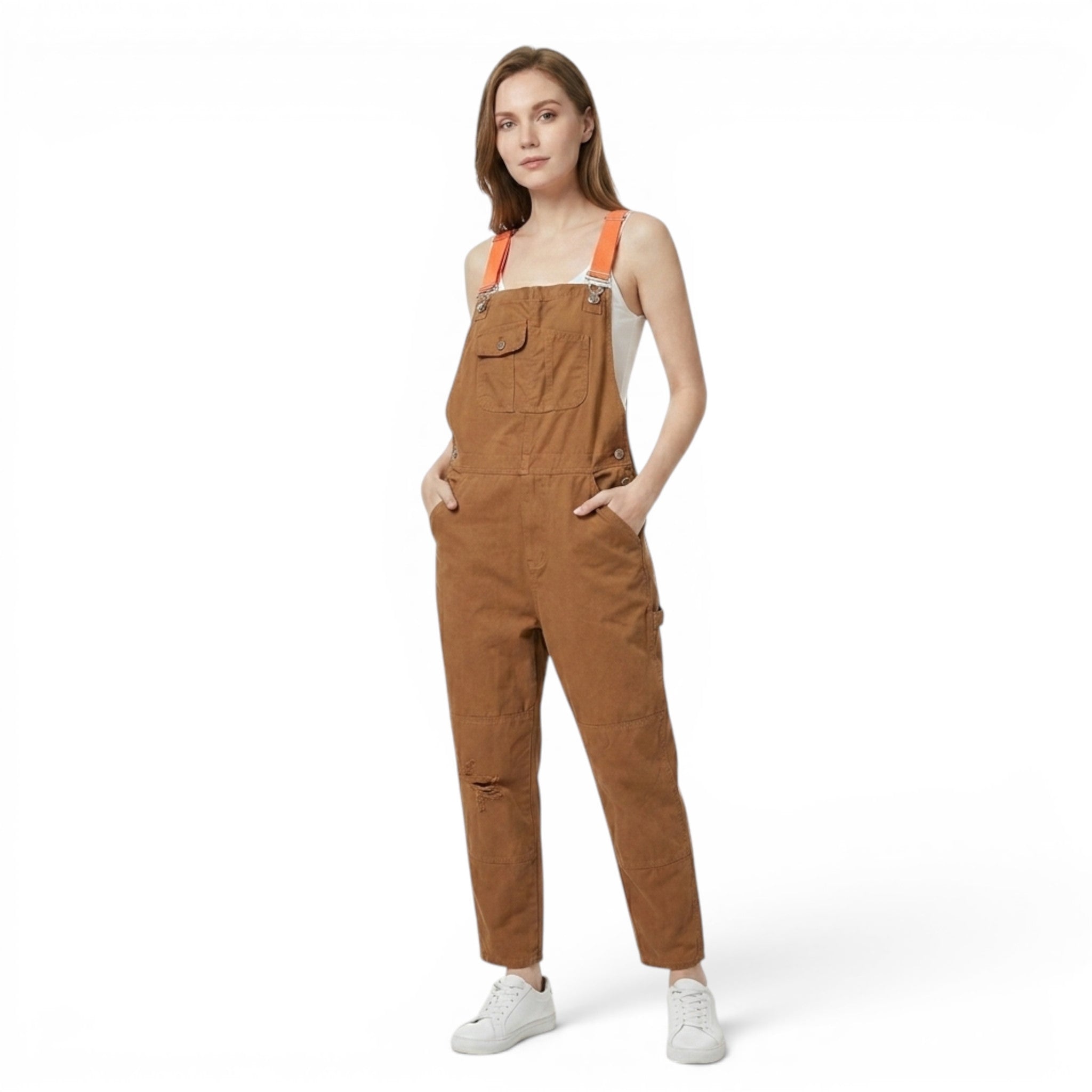 Unisex tuinbroek met verstelbare bandjes 1