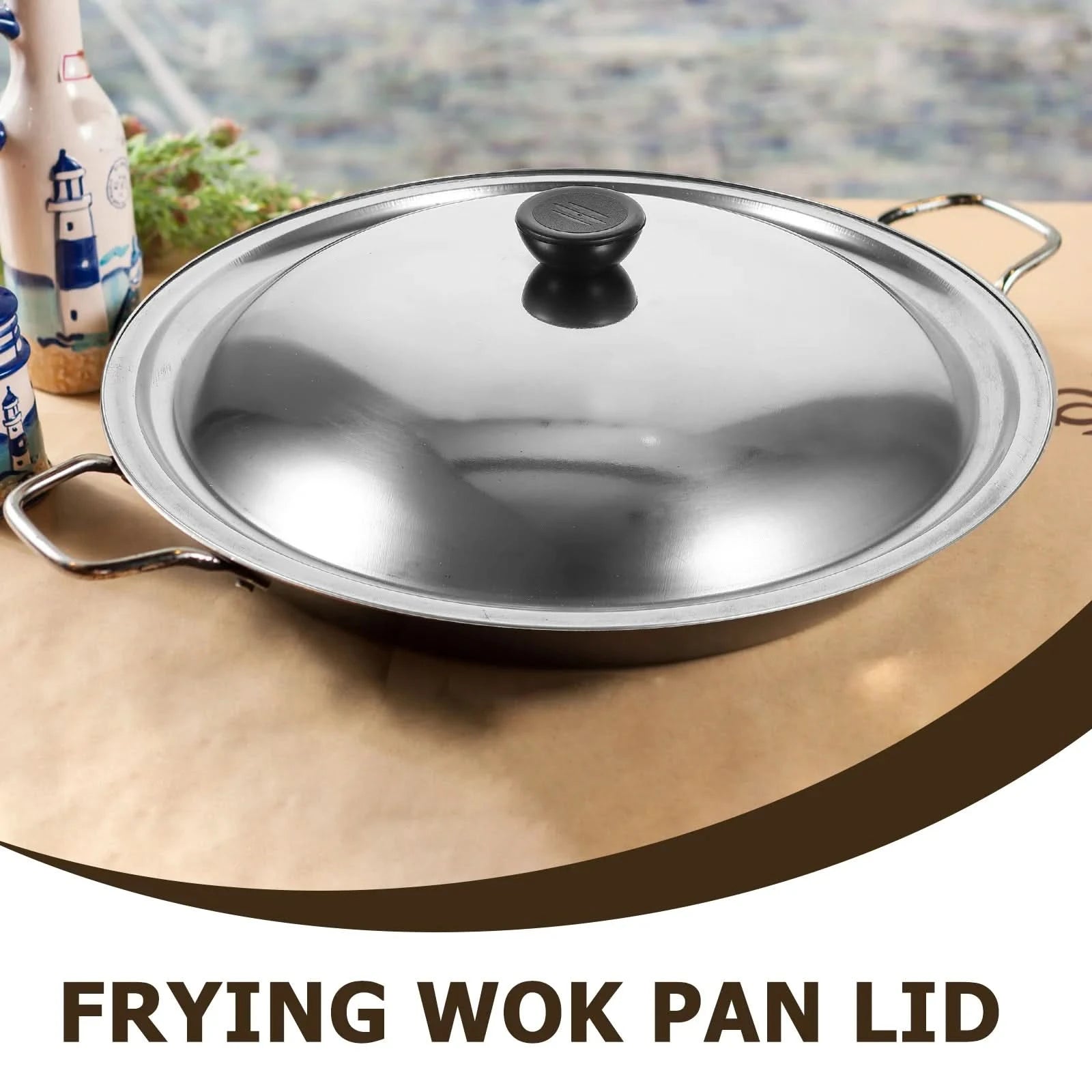 Universeel Deksel voor Wokken en Pannen 5