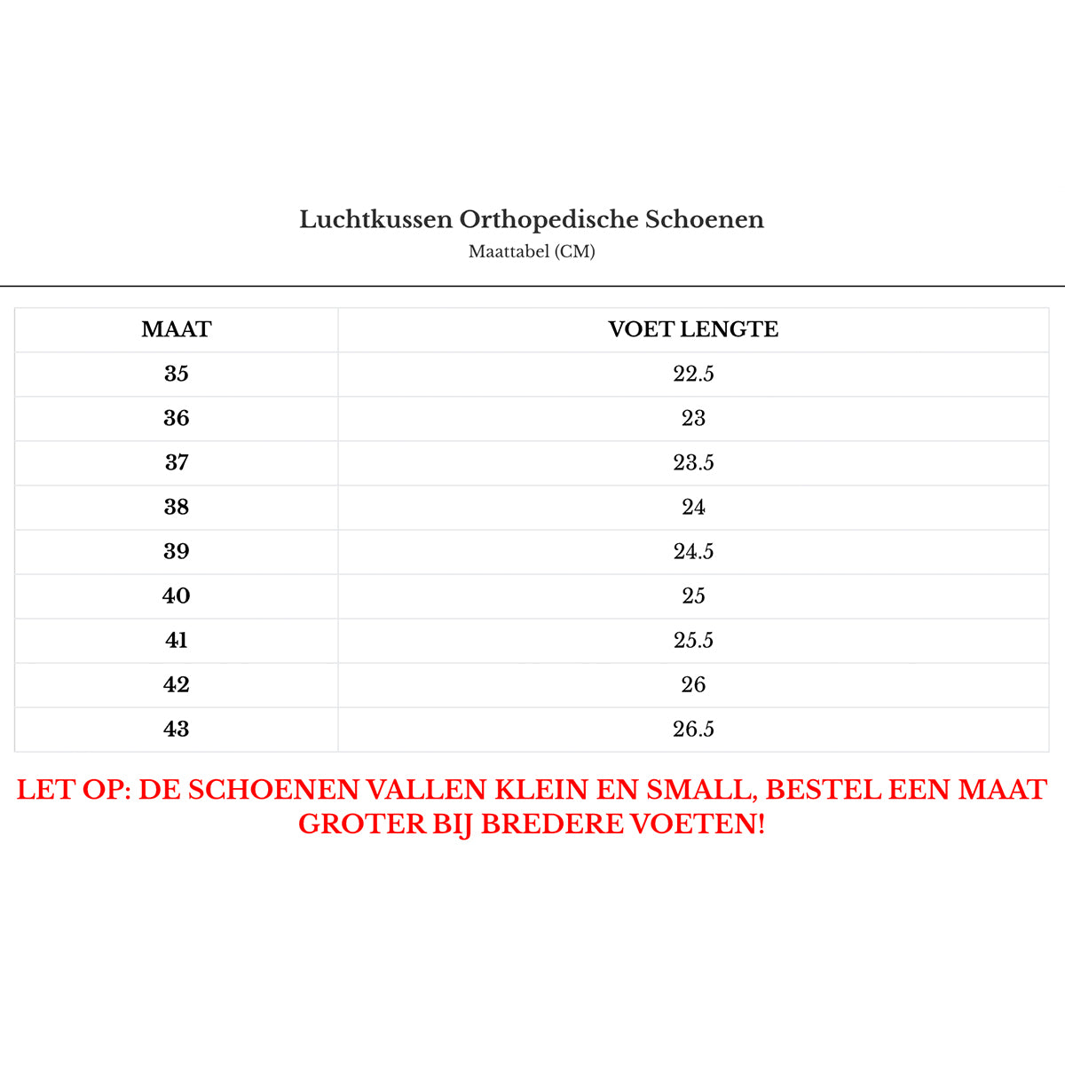Luchtkussen Orthopedische Schoenen