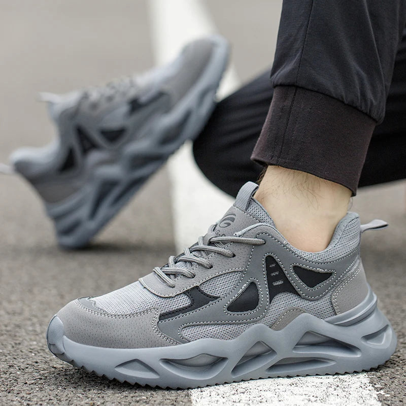 Veiligheidsschoenen Heren en Dames Met Stalen Neus Sneakers 3
