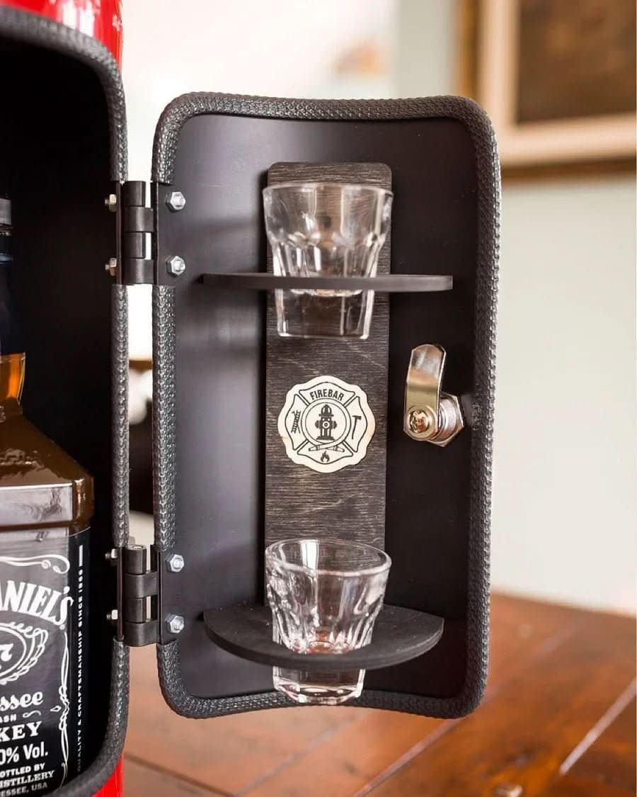 Verborgen Minibar Brandblusserontwerp Creatief en Functioneel 5