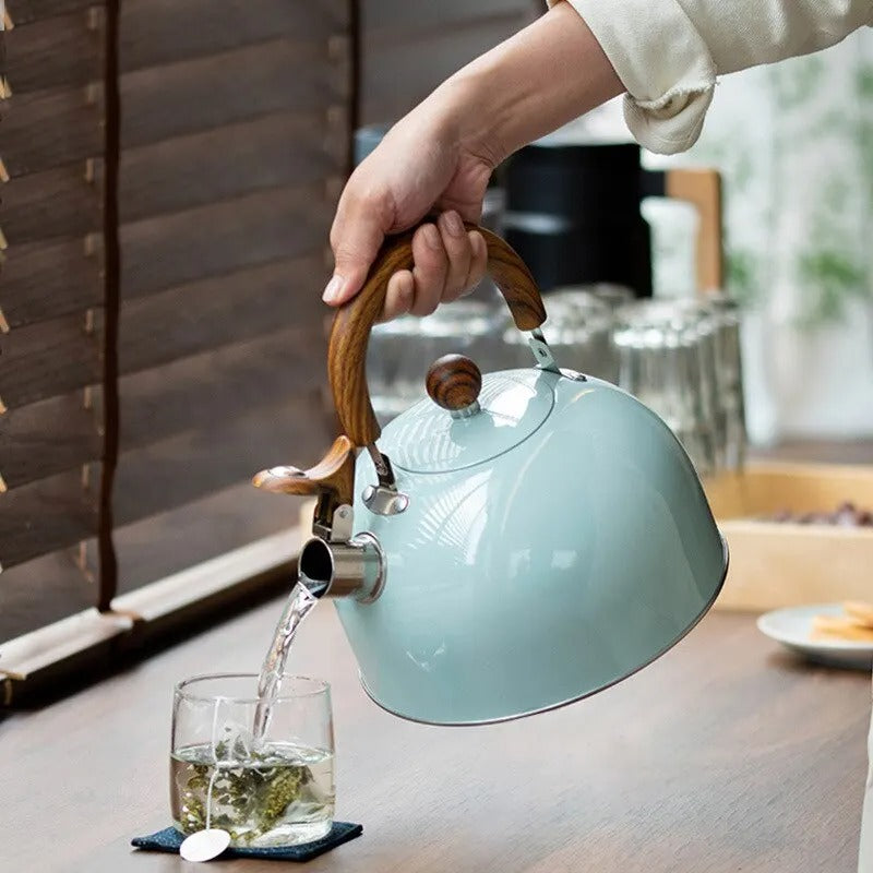 Verstelbare Waterkoker voor Stijlvolle Koffie en Thee - Waterkoker Zwart kopen 4