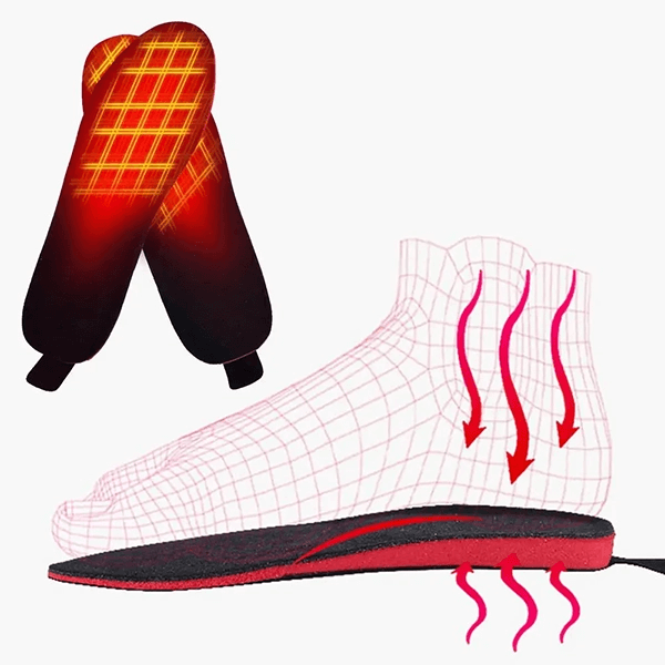 Verwarmde Inlegzolen voor Dames en Heren 2