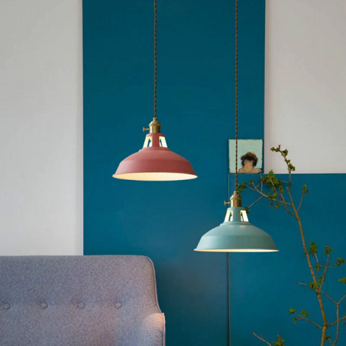 Vintage Hanglamp Metalen Retro Stijl 2