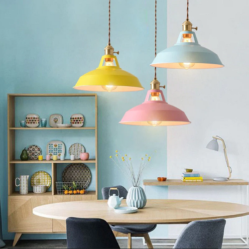 Vintage Hanglamp Metalen Retro Stijl 5