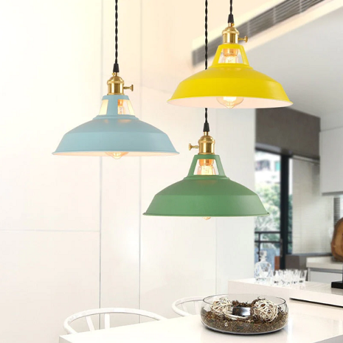 Vintage Hanglamp Metalen Retro Stijl 6
