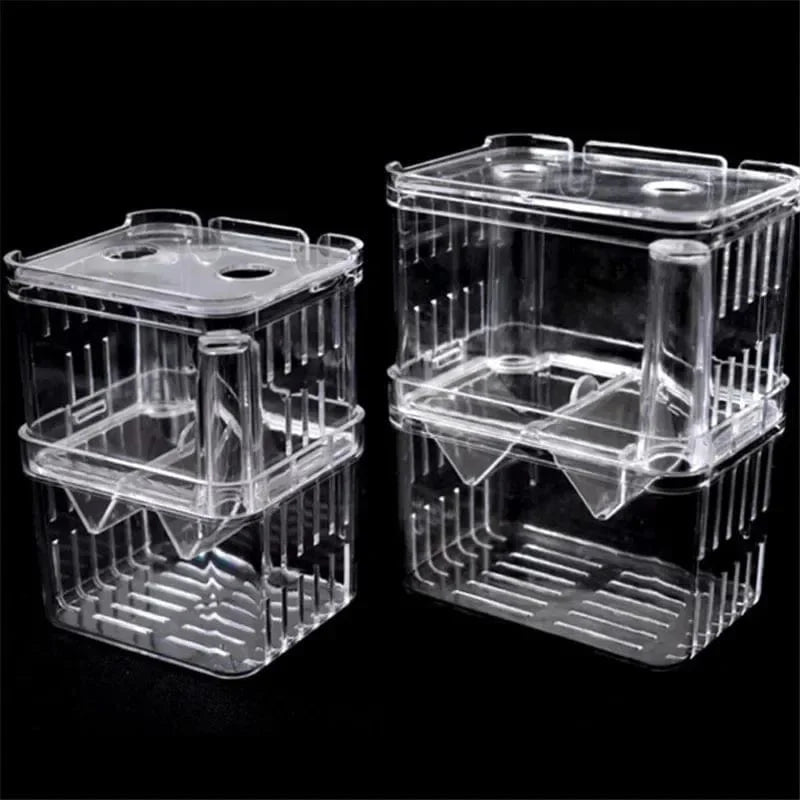 Viskweekbox Dubbellaags Transparant voor Aquaria 5