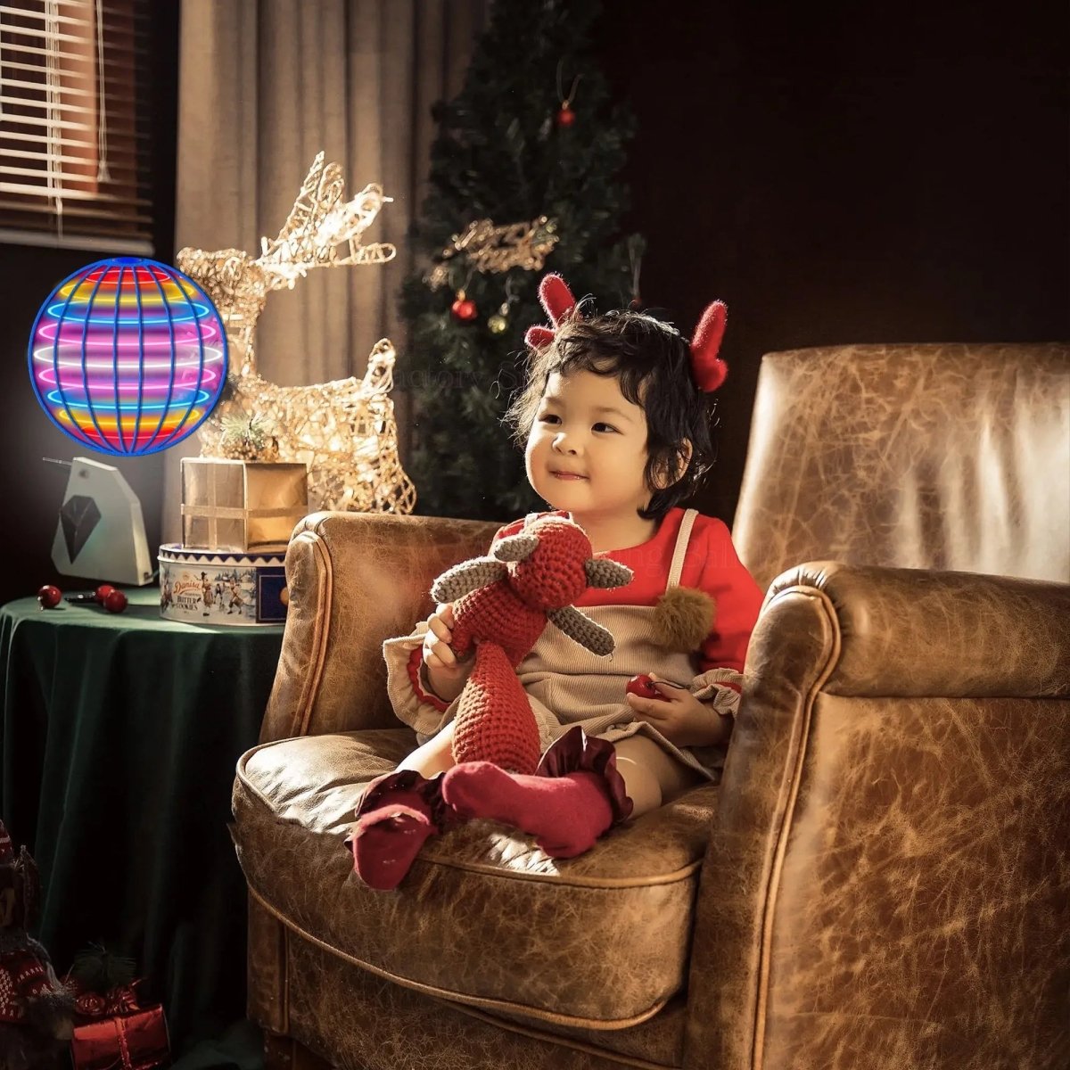 Vliegende Gyroscoop met 360° Beweging en LED Lichteffecten 4